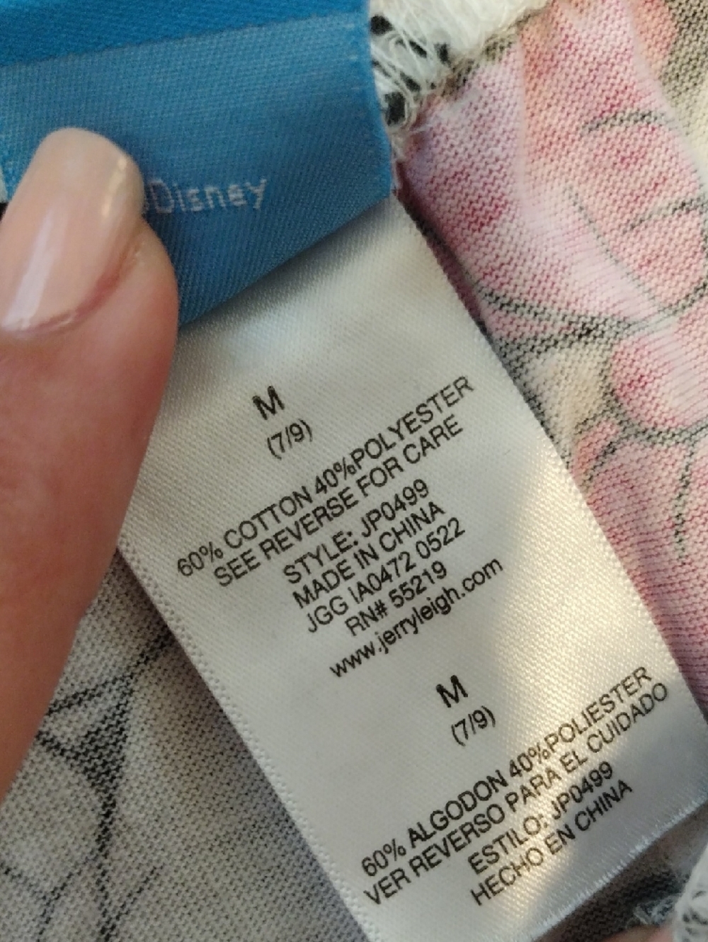Minnie Mouse Black & Pink Pajama Pants - Picture 4 of 14